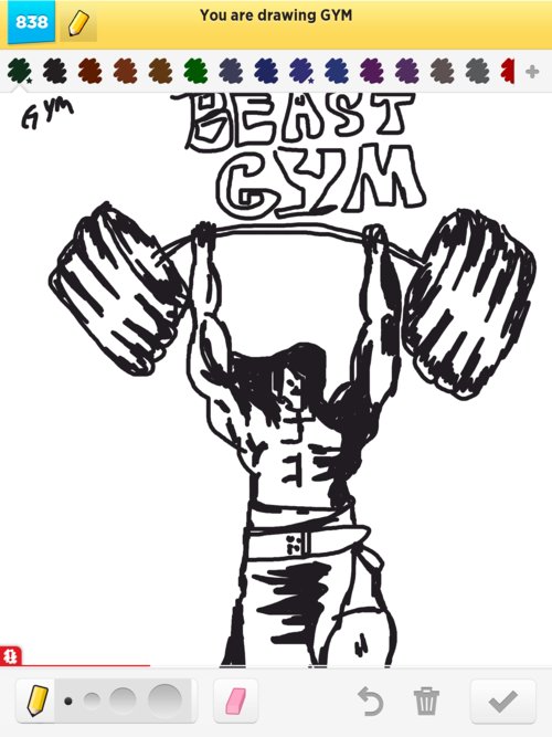 500x667 gym drawings - Gym Drawing