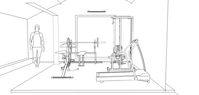 Gym Drawing at PaintingValley.com | Explore collection of Gym Drawing