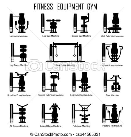 Gym Equipment Drawing at PaintingValley.com | Explore collection of Gym