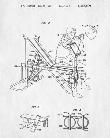 384x480 gym equipment patent poster weights room art print ontrendandfab - Gym Equipment Drawing