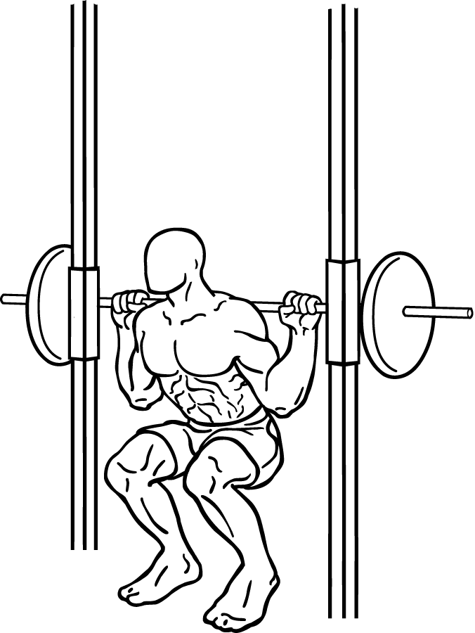 676x900 leekon lk gym equipment commercial squat power rack squat - Gym Equipment Drawing