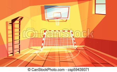 450x277 gymnasium or gym hall vector illustration gymnasium vector - Gymnasium Drawing