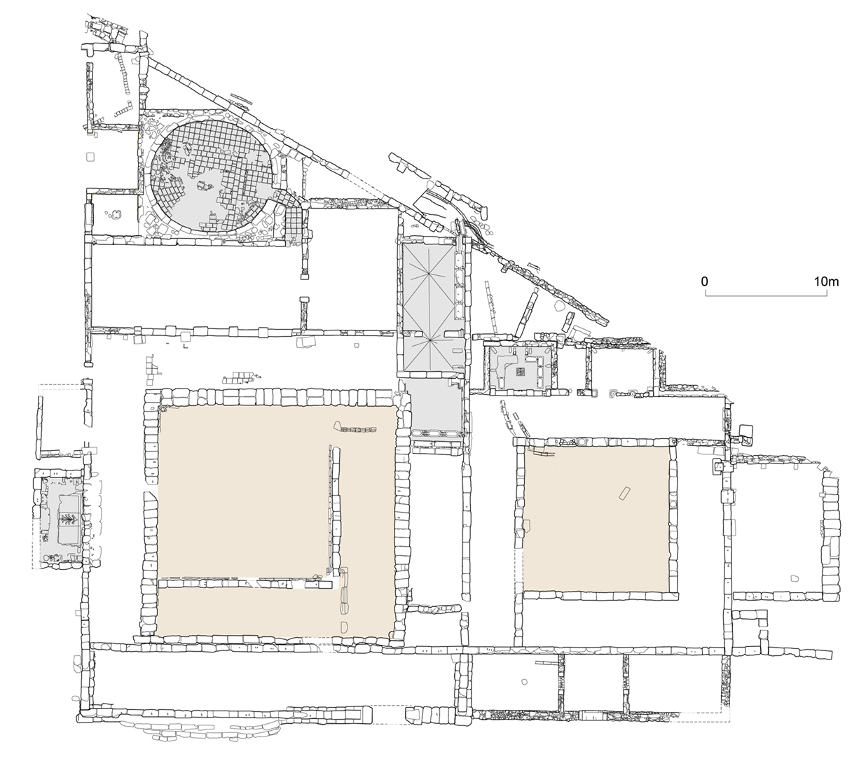 1236x1087 the gymnasium of eretria - Gymnasium Drawing