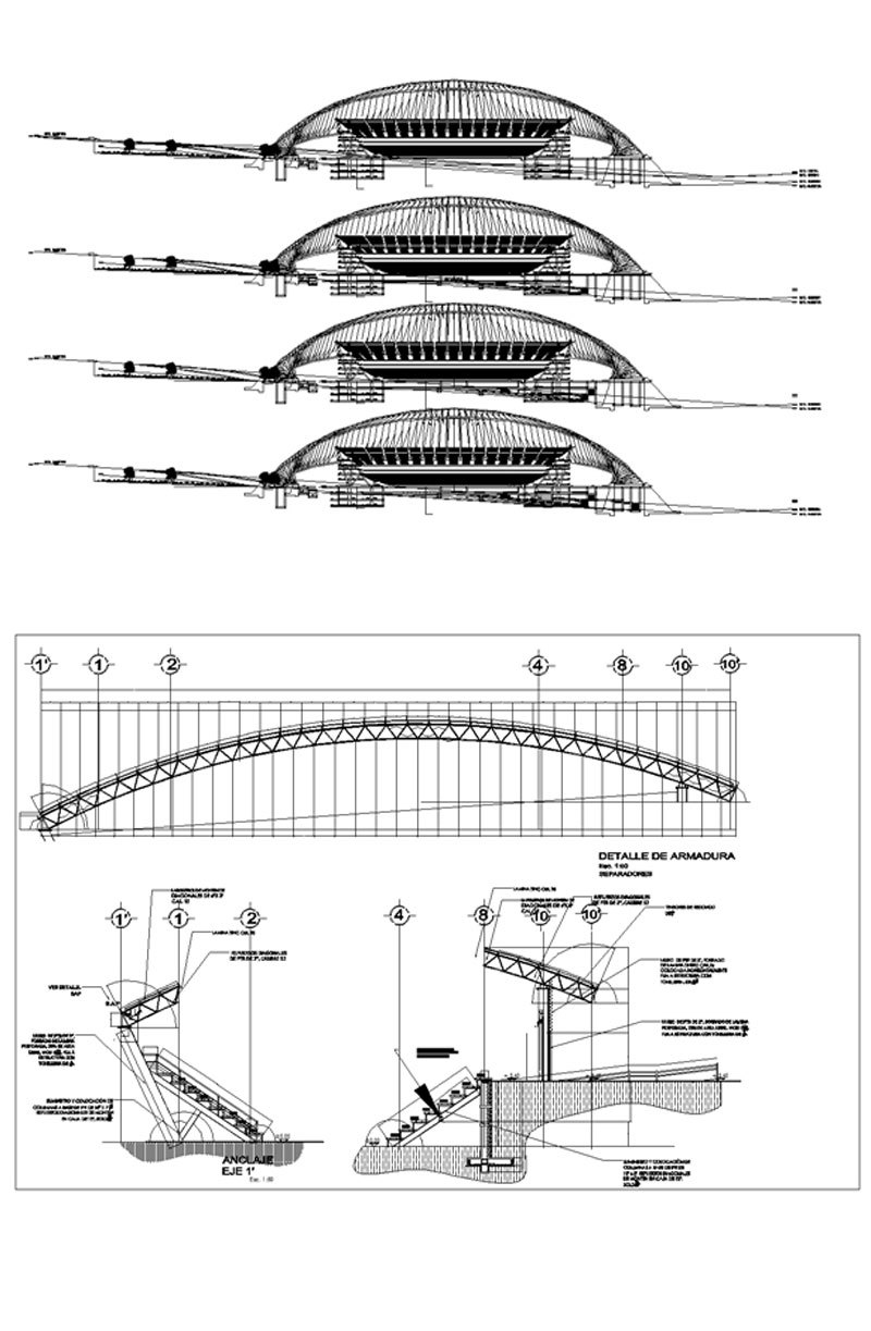 800x1223 cad blocks exhibition hall, display cabinet - Gymnasium Drawing