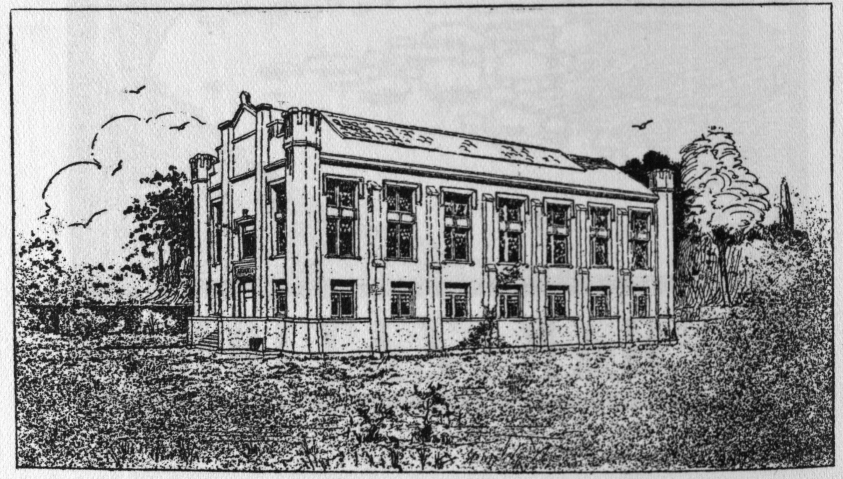 2901x1649 drawing of proposed new gymnasium, women in sport - Gymnasium Drawing