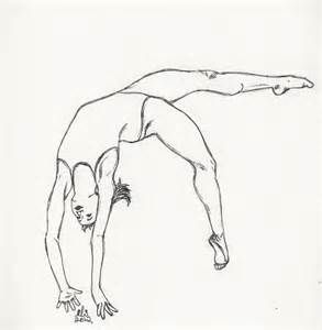 293x300 gymnastics drawings of people - Gymnastics Drawings