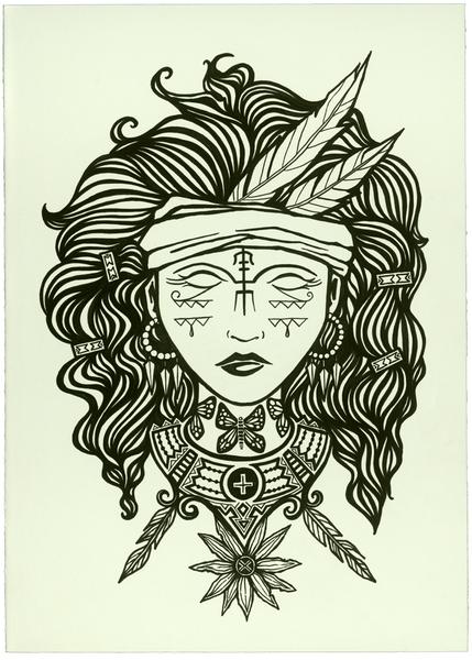 429x600 the gypsy in my heart sean martorana - Gypsy Drawing