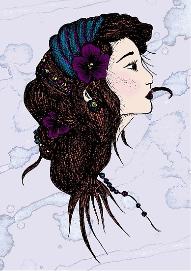 389x550 gypsy girl posters - Gypsy Girl Drawing