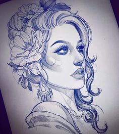 236x265 gypsy girl tattoo sketch would be so prettycould imagine all - Gypsy Girl Drawing