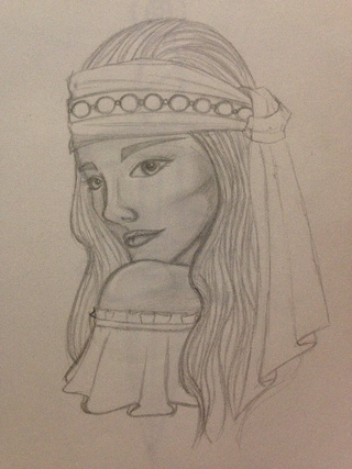 320x427 another gypsy girl her nose needs fixed now that i'm looking - Gypsy Girl Drawing