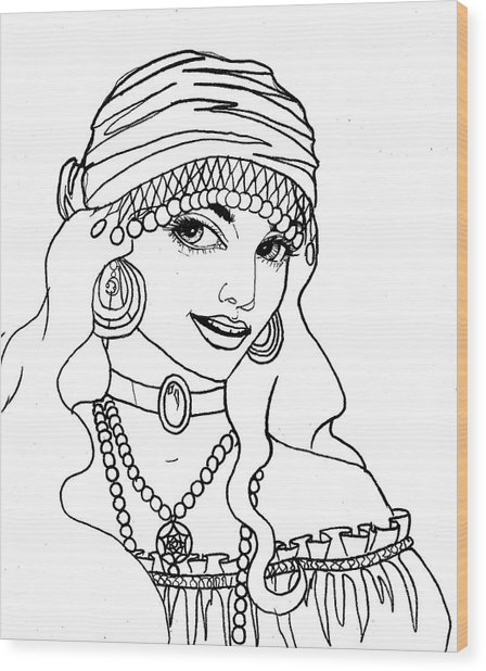 Gypsy Head Drawing at PaintingValley.com | Explore collection of Gypsy ...