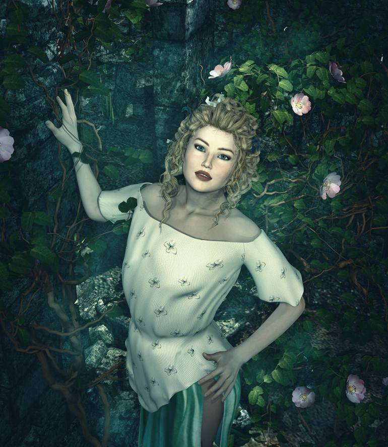 770x888 Gypsy Woman Drawing - Gypsy Woman Drawing