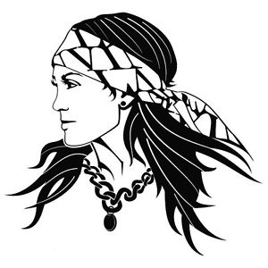 300x300 Gypsy Womangirls, Car Decal Sticker Ebay - Gypsy Woman Drawing