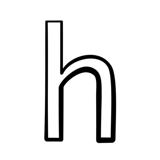 512x512 Drawing Icon Letter H - H Drawing