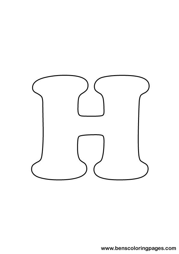 595x842 Letter U Drawing Slova Letras, Moldes, Feltro - H Drawing