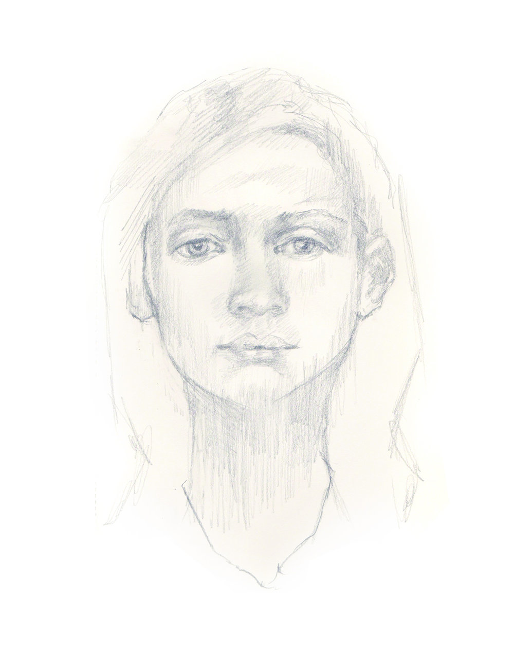 1000x1294 A Sketch A Day Francine Fanali - H Drawing