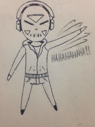 320x427 Delirious Bored Drawing Thought I'd Colour And Line Done - H2o Drawing