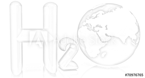 500x268 Formula Of Water Pencil Drawing - H2o Drawing