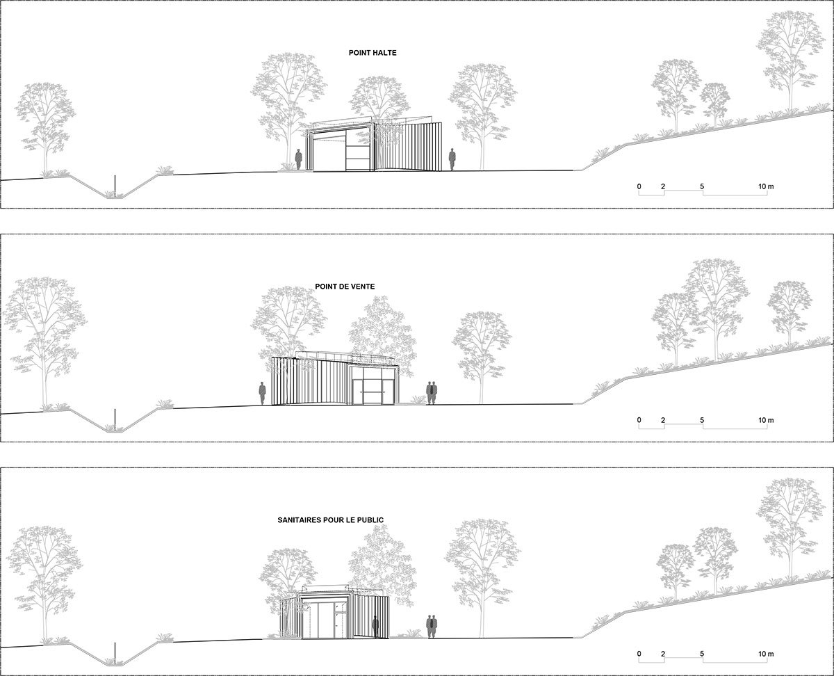 1200x972 Gallery Of Pavilions Along The Seine River Architectes - H2o Drawing