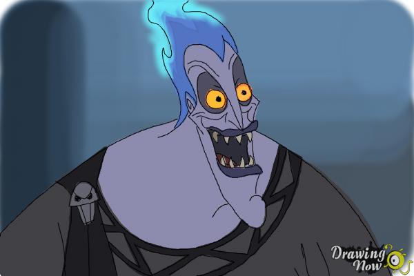 600x400 how to draw hades, disney villain - Hades Drawing