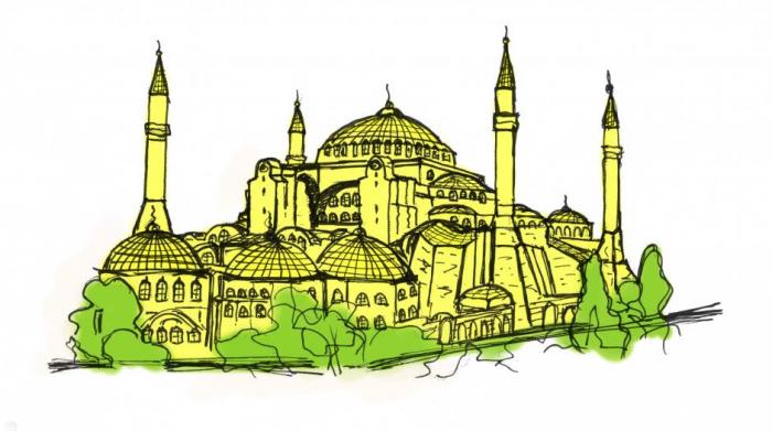 700x391 hagia sophia countries world drawings pictures drawings ideas - Hagia Sophia Drawing