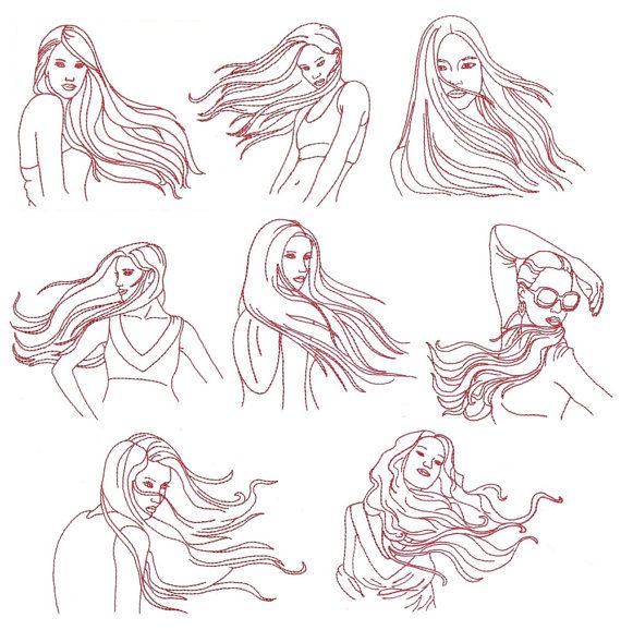Hair Blowing In The Wind Drawing At Explore