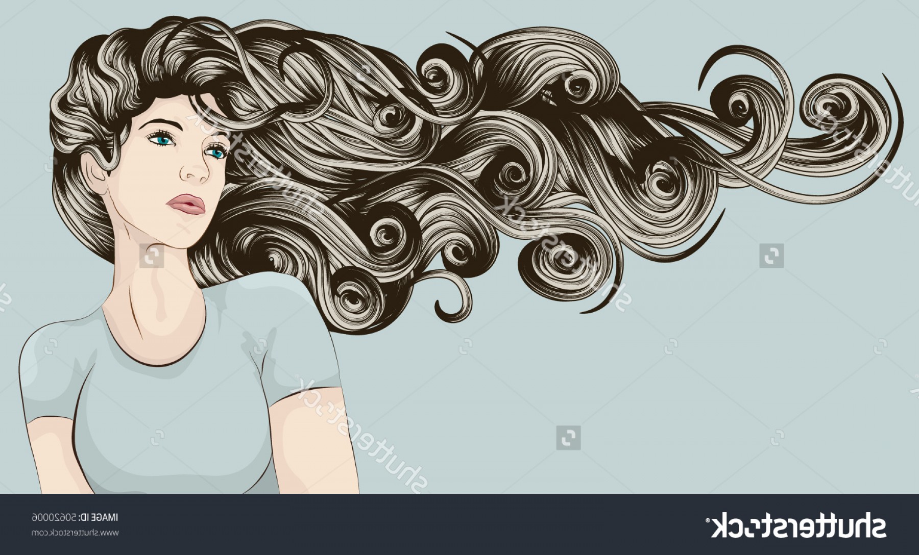 Hair Blowing In The Wind Drawing at Explore