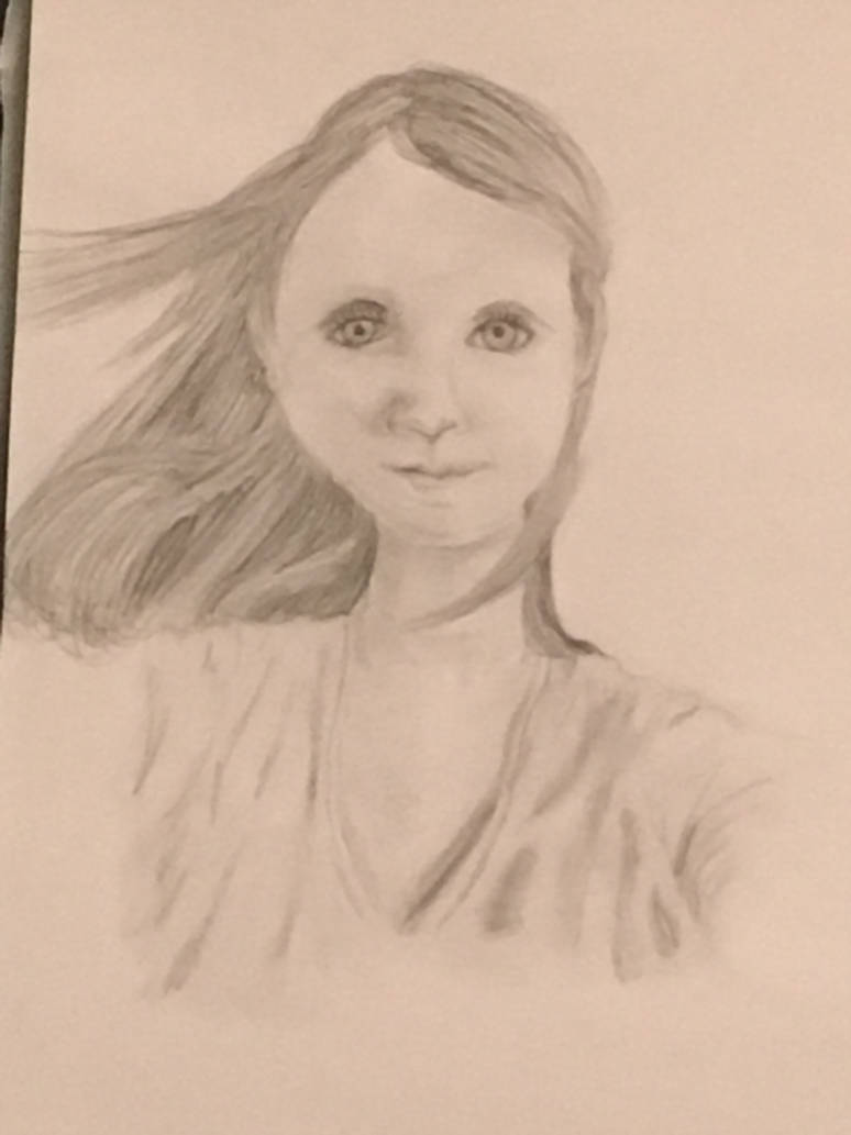 774x1033 Hair Blowing In The Wind - Hair Blowing In The Wind Drawing