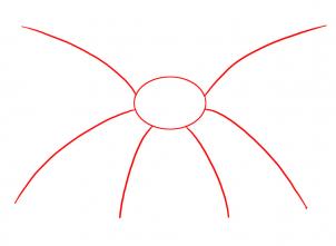 302x221 Draw A Hair Bow, Step - Hair Bow Drawing