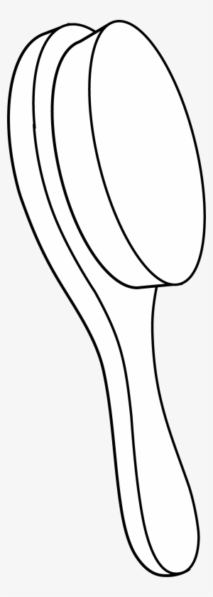 300x840 Round Brush - Hair Brush Drawing