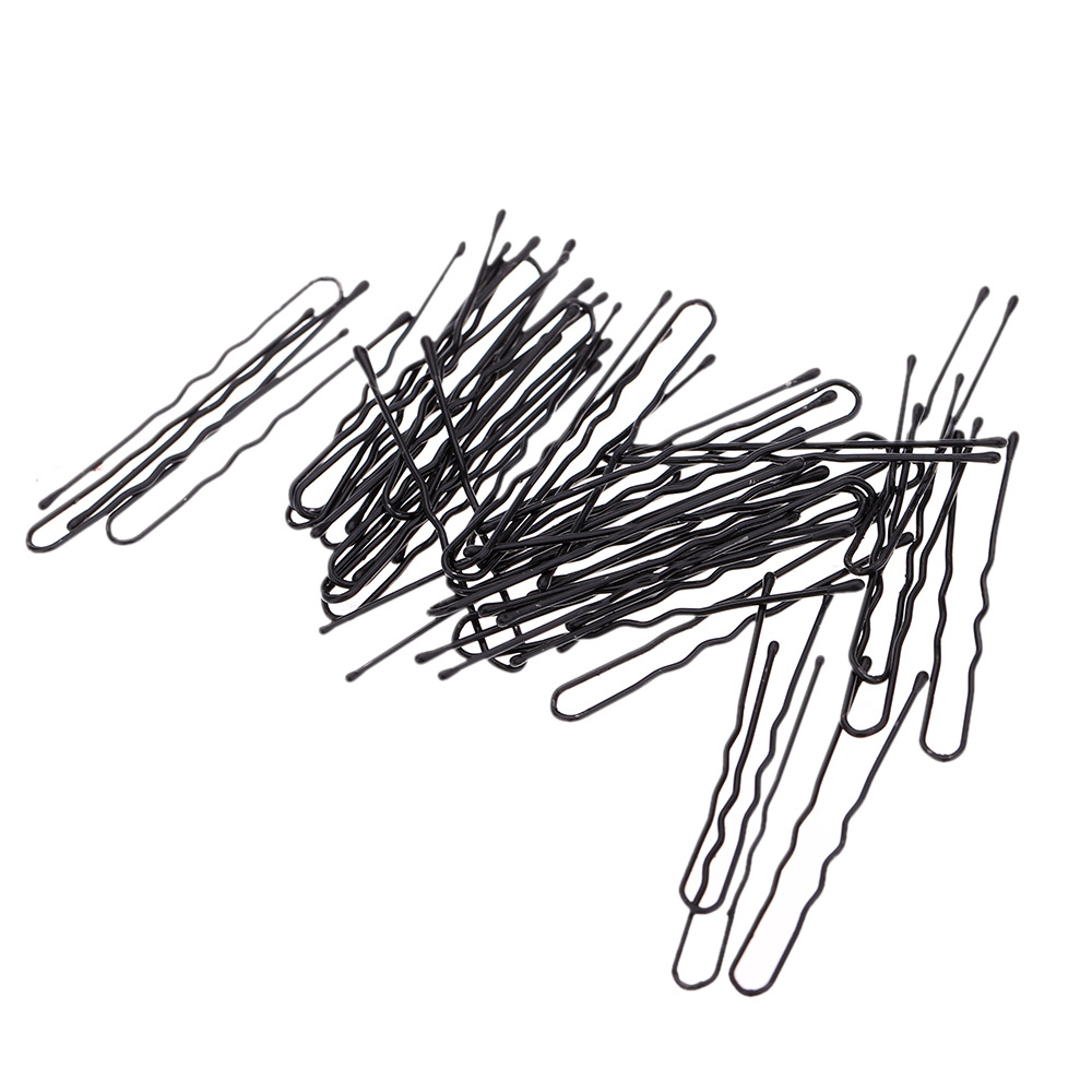 1000x1000 Beauty Hair Pins Thin U Shape Hair Bobby Pin Black Metal - Hair Clip Drawing