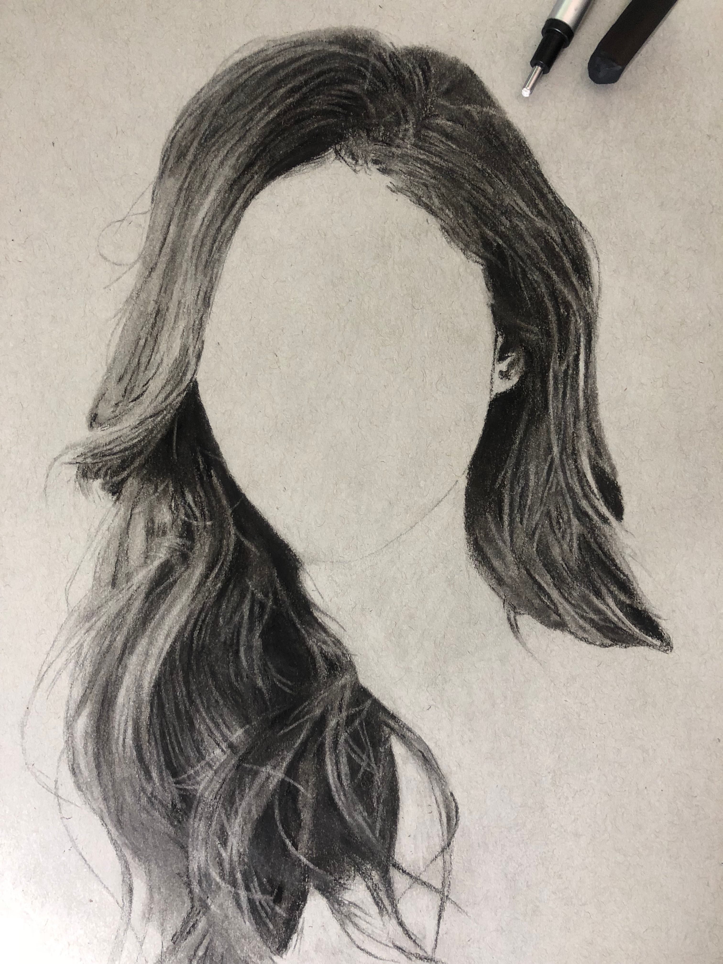 3024x4032 Hair Drawing High Quality Drawing Skill - Hair Drawing