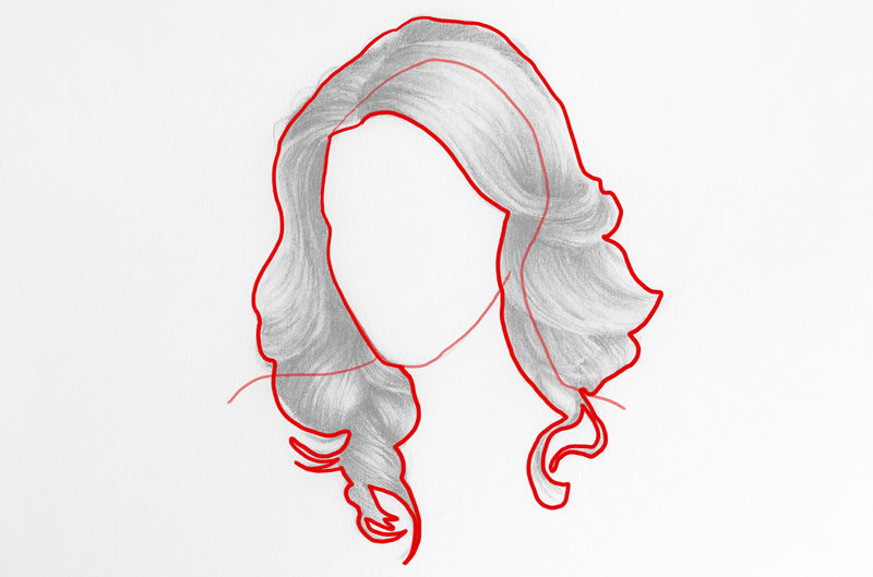 800x529 How To Draw Hair - Hair Drawing