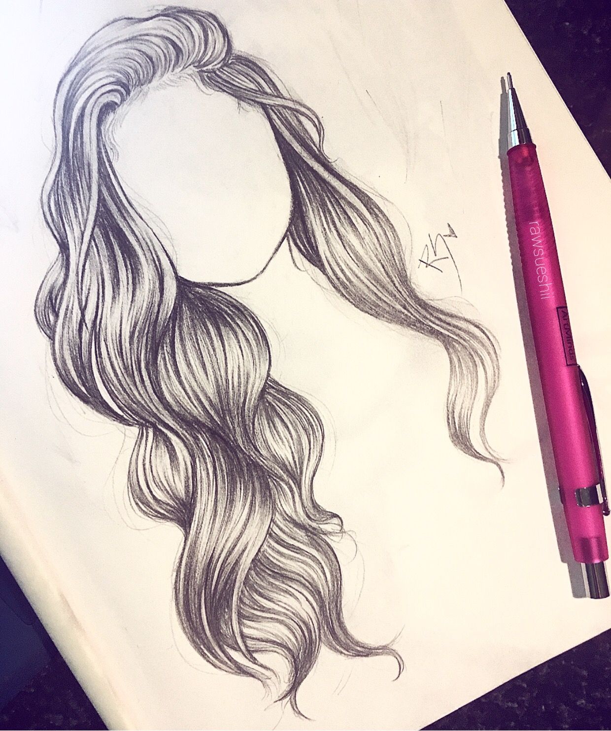 1240x1483 I Wish My Hair Could Look Like This Drawing Lol Art How - Hair Drawing