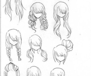 300x250 Chess, Drawing, Girl, Hair, Hair Styles, Ibieberdelicia - Hair Drawing