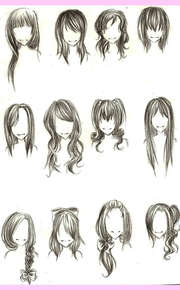 595x960 Hair Drawing Tutorial - Hair Drawing Tutorial