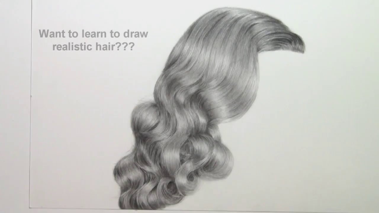 1280x720 How To Draw Hair - Hair Drawing Tutorial