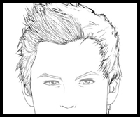 200x168 How To Draw Hair And The Human Face Drawing Tutorials Drawing - Hair Drawing Tutorial