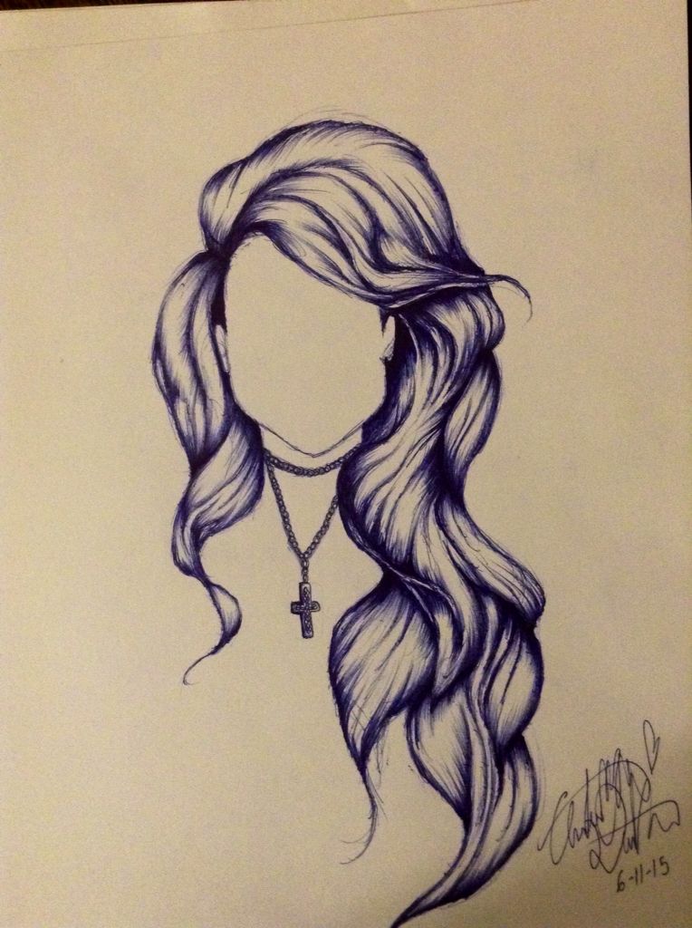 764x1024 pen drawing hair art drawing hair sketch hair hair sketch hair - Hair Pen Drawing