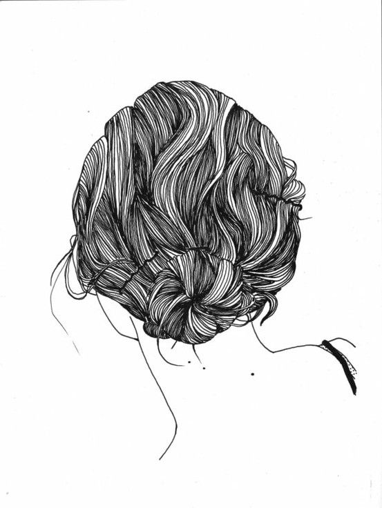 553x736 Pen And Ink Drawings Would Be Pretty Artwork Decor Art - Hair Pen Drawing