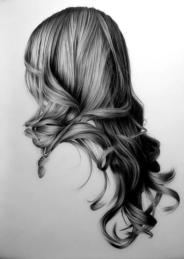 600x845 Brittany Schall - Hair Pencil Drawing