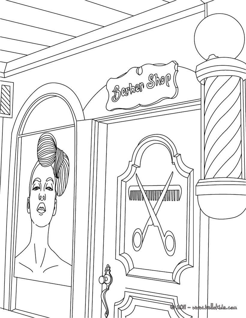 820x1060 haircut drawing hair salon for free download - Hair Salon Drawing