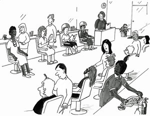 300x232 beauty salon drawings fine art america - Hair Salon Drawing