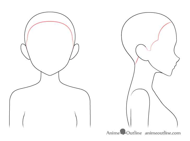 728x540 how to draw anime hair blowing in different directions - Hairline Drawing