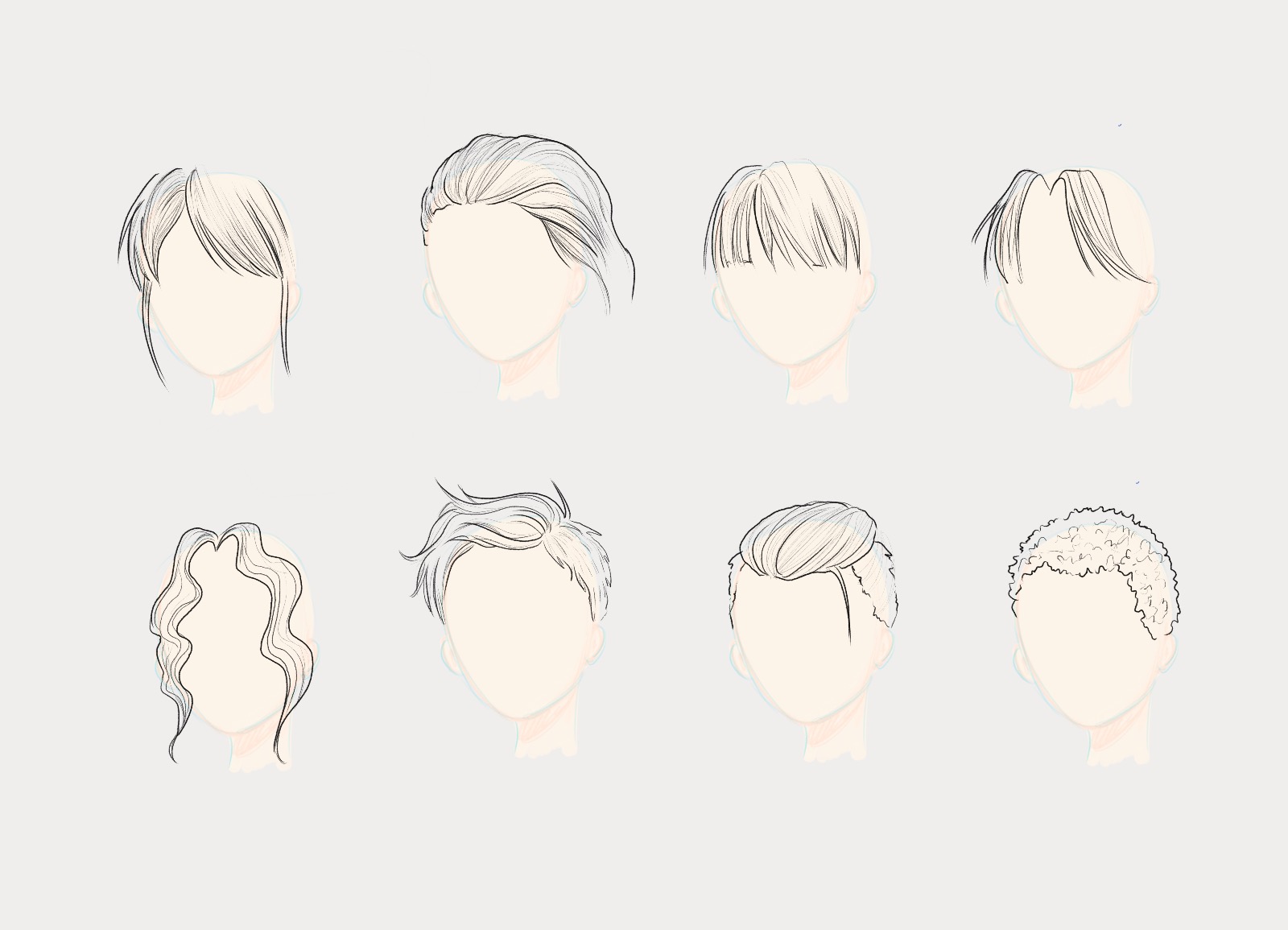 Creative How To Draw Sketches Of A Hair Line for Adult