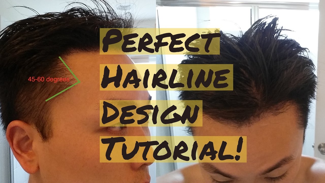 1280x720 how to draw the perfect hairline design tutorial - Hairline Drawing
