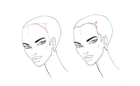 450x278 how to draw hair hairline technique drawings, how to draw - Hairline Drawing