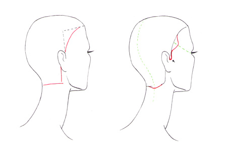 450x295 how to draw hair hairline i draw fashion - Hairline Drawing