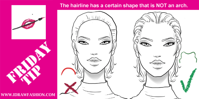 660x330 how to draw the hairline i draw fashion - Hairline Drawing