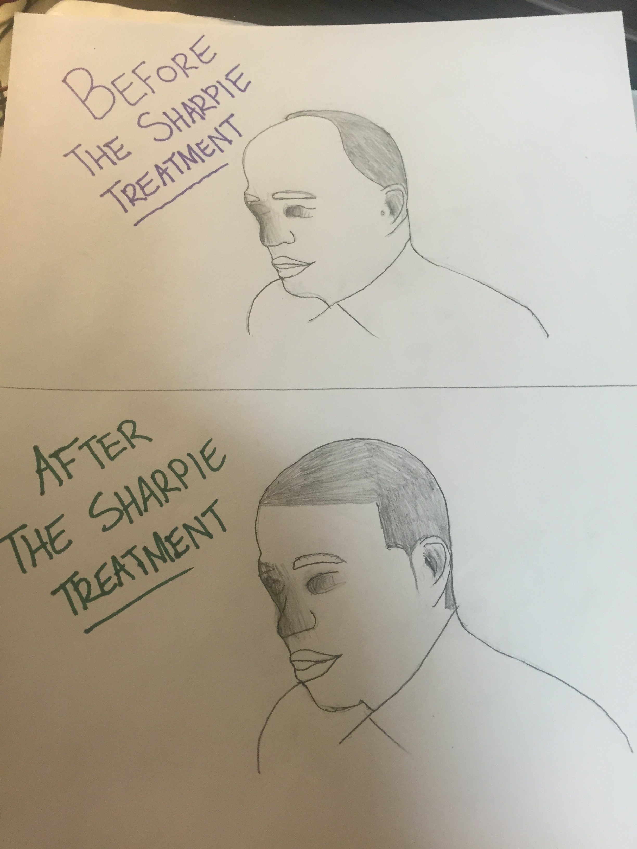 Easy How To Draw Sketches Of A Hairline with Realistic